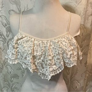 Victoria’s Secret White Lace Bandeau Bralette